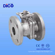 DIN Standard Floating Ball Valve with ISO5211 Mouting Pad